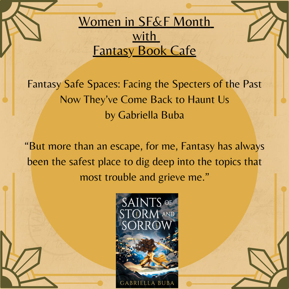Women in SF&F Month Guest Blog post for Fantasy Book Cafe