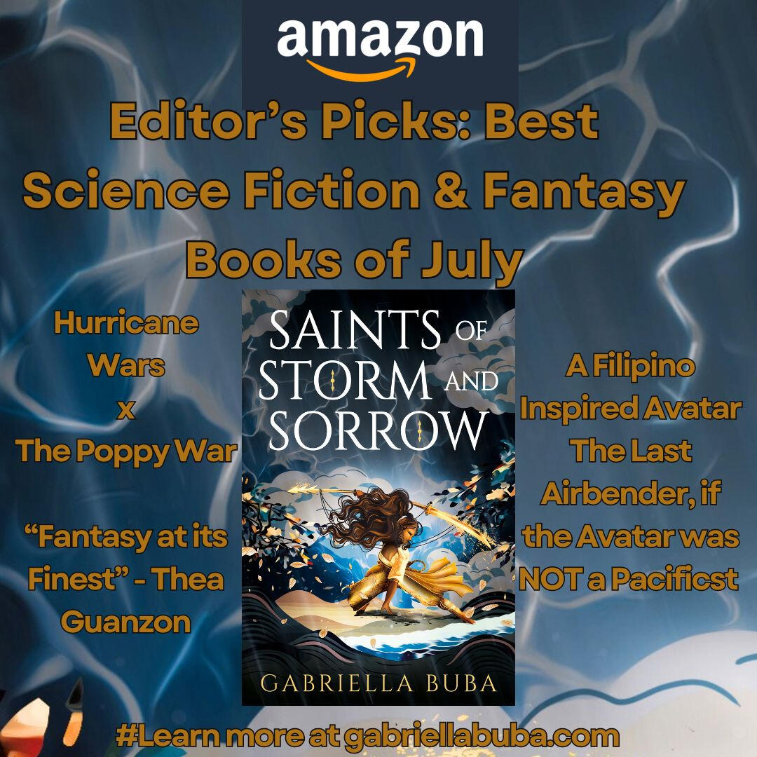 Amazon Editor's Picks Best SFF Books of July!